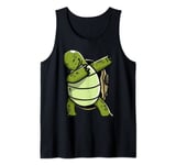 Tortoise Lover Gift Dabbing Tortoise Tank Top