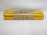 St. Eval Scented Advent Candle Bundle Pk 4 Yellow Sandalwood