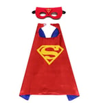 Superman/stålmannen cape/mantel - röd