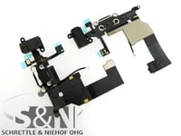 Original IPHONE 5 Docking Microphone Charger Connector Black Headphone Jack Pins