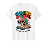 Funny Gamer Mouse Video Games Cute Mouse T-Shirt