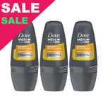 Dove Men Sport Endurance Deodorant Antiperspirant Roll-On 50ml 3-Pack