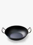 Skottsberg Carbon Steel Wadjan Wok Pan, 34cm