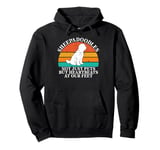 Not Just Pets But Heartbeats at Our Feet Sheepadoodle Pullover Hoodie