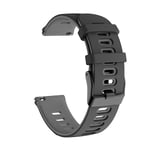 Klockarmband 20mm för Garmin Vivoactive 3 / Venu Black Grey