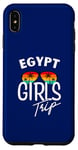 Coque pour iPhone XS Max Egypt Girls Trip Travel Vacation Femme Égypte