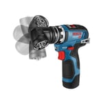 Perceuse-visseuse Bosch Professional GSR 12V-35 FC + 2 batteries 3,0 Ah 12V + Chargeur GAL 12V-40 - Couple 35Nm - 06019H3008