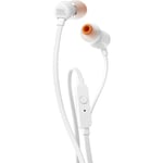 Ecouteurs filaires JBL T110 - Intra-auriculaires - Câble anti enchevêtrement - Blanc