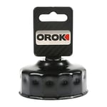 OROK - Clé en Cloche pour Filtre à Huile - Cloche Coiffe - 15 pans - Carré 3/8 - Ø74mm - en Acier Carbone - pour Assembler ou démonter Les filtres à Huile dans des Zones d'accès restreintes