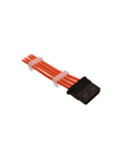 DUTZO Sleeved 4-pins Molex Cable - Oranssi