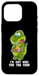 iPhone 16 Pro I'm Just Here For The Food Cake Eat T-Rex Dinosaur Dino Case