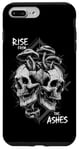 Coque pour iPhone 7 Plus/8 Plus Crâne Morille Mushrooms Rise From The Ashes Mycologist Goth