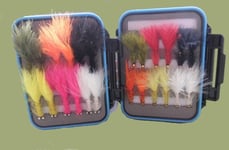 24 Boxed Fishing Flies, Dog Nobblers, Coneheads, Size 10, LURES Fly Fishing,CB3