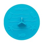 Wirquin - Bouchon universel frisby, pour baignoire, lavabo et évier Ø105 - Bleu turquoise Pro