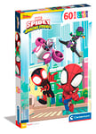 Clementoni - 26476 - Supercolor Puzzle - Marvel Spidey & His Amazing Friends - 60 Maxi Pièces, Puzzle Enfants 4 Ans, Puzzle Dessin Animé - Fabriqué en Italie