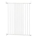 Safetots Extra Tall Screw Fitted Pet Safety Gate, 62.5cm - 106.8cm, White, 103.5cm in Height, Dog Stair Gate, Safety Barrier for Puppy