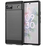 Coque protection brossée noire pour Google Pixel 6A 5G souple Antichoc XEPTIO pochette - Neuf