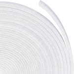 Joint Fenetre, 12 M(L) x 9mm(B) x 5mm(D) Joint Brosse Porte Coulissante, Joint Brosse Autocollant pour Adhésive Arrêt Air, Joint Brosse Porte Fenetre Lsolation Phonique - Blanc