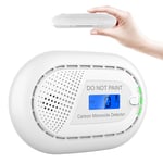 CPVAN Carbon Monoxide Detector 10 Year Sealed Battery, Carbon Monoxide Alarms for Home Safety, Interlinked CO Detector, CO Alarm with Digital Display, EN 50291, Works on SM11R Models. 1 Pack