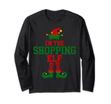 Family Matching I'm The Shopping Elf Christmas Long Sleeve T-Shirt