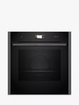 Neff B64FS31G0B Slide & Hide Built In Electric Single Oven, Grey Graphite