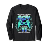 11th Birthday Boy Gamer Gift Age 11 Year Old GamingSon Long Sleeve T-Shirt