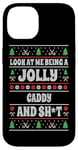 iPhone 14 Funny Golf Caddy Ugly Christmas Design Xmas Themed Case