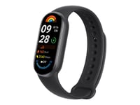 Xiaomi Smart Band 9 - Aktivitetssporer Med Stropp - Tpu - Midnattsvart - Håndleddstørrelse: 135-210 Mm - Display 1.62" - Bluetooth - 15.8 G