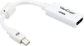 ATEN mini DisplayPort til HDMI adapter <b>med lyd</b>, 20-pin han - 19