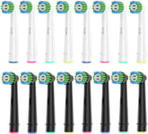 16 Count Replacement Toothbrush Heads Compatible for Braun Oral B Electric 8pcs