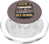 Keeping It Old School Vintage Music Hip-Hop 80s 90s Music PopSockets PopGrip for MagSafe