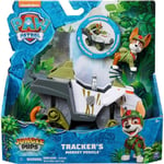 Coffret Pat Patrouille Jungle Chien Tracker Chase Tigre - Jouet - 2 Accessoires 1 Carte Animal Set Figurine