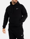 Nike SIZE XL Mens Fleece Hoodie Swoosh Logo Pullover Sweatshirts - 611457-010