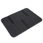 Coussin de Siège de Camping, Tapis de Siège de Coussin de Pique-Nique Se Pliant Portable de Coussin de Mousse[Noir]