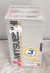 3 x Mitsubishi E180 Blank VHS Video Cassette Tapes - New & Sealed