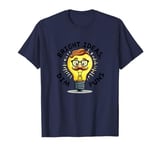 Bright Ideas Dim Puns Funny Light Bulb Pun Lovers T-Shirt