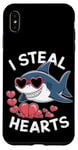 iPhone XS Max Cool Shark I Steal Hearts Valentines Day Funny Shark Boy Kid Case