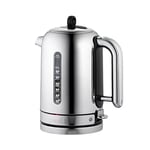 Dualit Classic Kettle | Polished Stainless Steel with Black Trim | Quiet boiling kettle | 90 Second Boil Time | 1.7 L Capacity, 2.3 kW | 72796