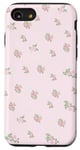 Coque pour iPhone SE (2020) / 7 / 8 Rose pâle Fleurs Coquette Rose Doux Floral Girly