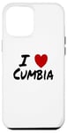 Coque pour iPhone 12 Pro Max I Heart (Love) Cumbia Latin America Music Rhythm Colombie