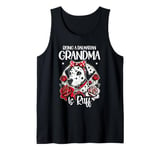 Being a dalmatian grandma is ruff Funny Dalmatian Dog Tank Top