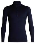 Icebreaker Oasis LS Half Zip 200 Men ullunderställströja Marin XXL - Fri frakt