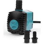 Mini Pompe d'aquarium (450L/H, 6W) pompe à eau, pompe de bassin Pompe submersible Pompe à eau Pompe fontaine 0,8 m