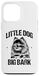 Coque pour iPhone 13 Pro Max Little Dog Big Bark Poméraniens Chien Poméranien