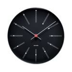 AJ Bankers Wallclock Black - 29 cm