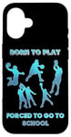 Coque pour iPhone 16 Idée de basket-ball amusante pour garçons et adolescents