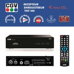 Décodeur Récepteur TNT HD CGV Etimo STL-2 &#8211; 1080p, Enregistreur sur clé USB (PVR), Fonction Timeshift, Lecture Multimédia
