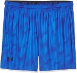 Under Armour HeatGear Mens UA Raid 8" Sports Gym Training Shorts Blue (SIZE L )