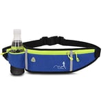 TuTuShop Lightweight Running Belt Adjustable Running Waist Pack with Elastic Strap Running Pouch Phone Holder Accessories for iPhone Samsung,Runner Belt & Workout Fanny Pack for Men/Woman/Kids (Blue)