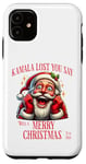 iPhone 11 Kamala Lost Merry Christmas - Funny Christmas 2024 Election Case